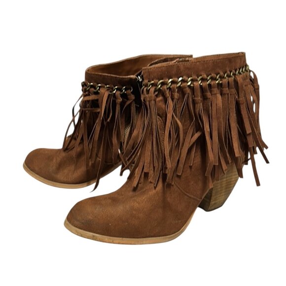 Not Rated Ankle Boots Brown Size 10 - Picture 6 of 10